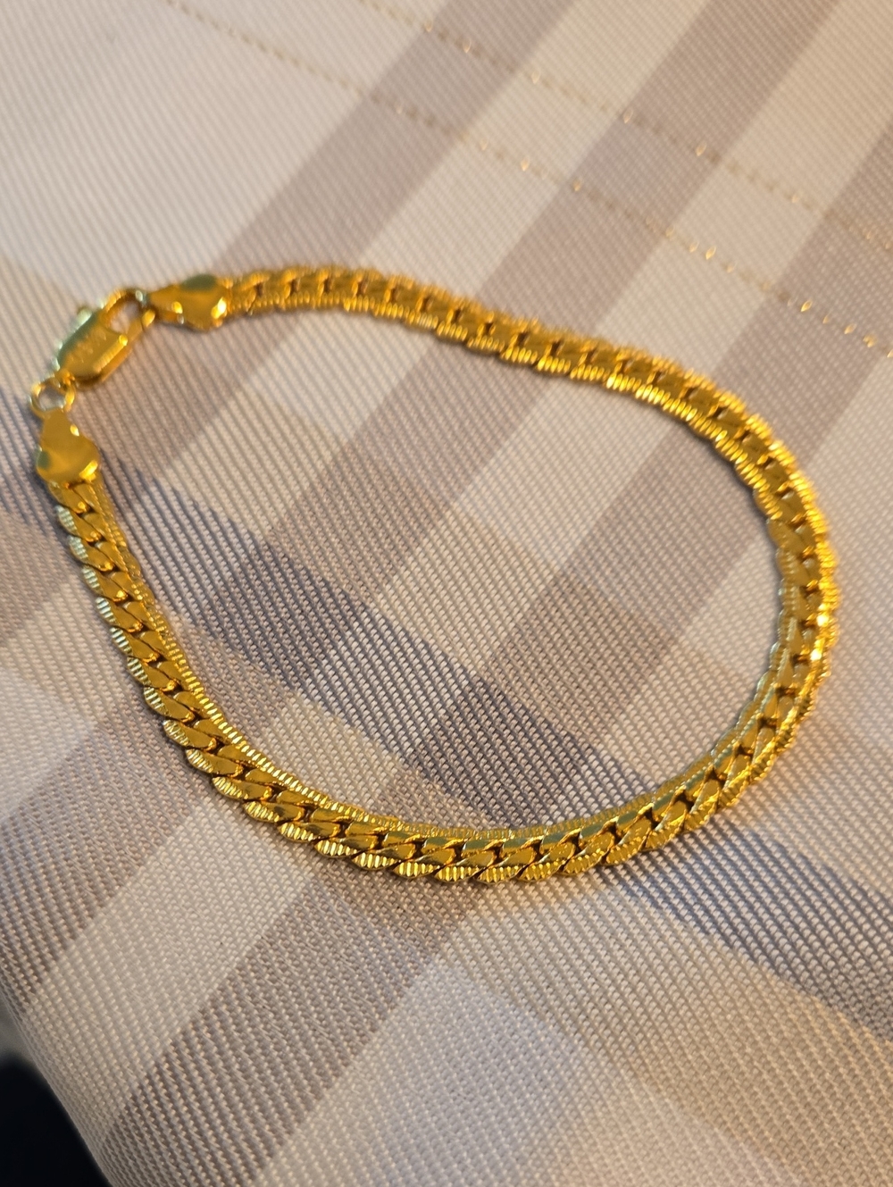 18k Gold Plated Sterling Silver Bracelet